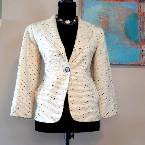 Talbots Jackets & Blazers - Talbots/ Woven/ Single Button Front Blazer